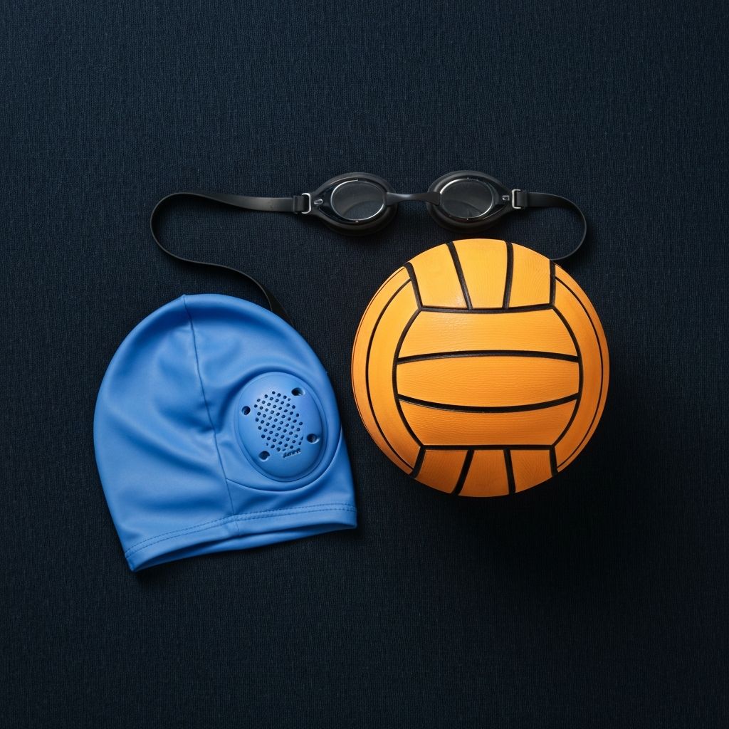 Vízilabda felszerelés összeállítva